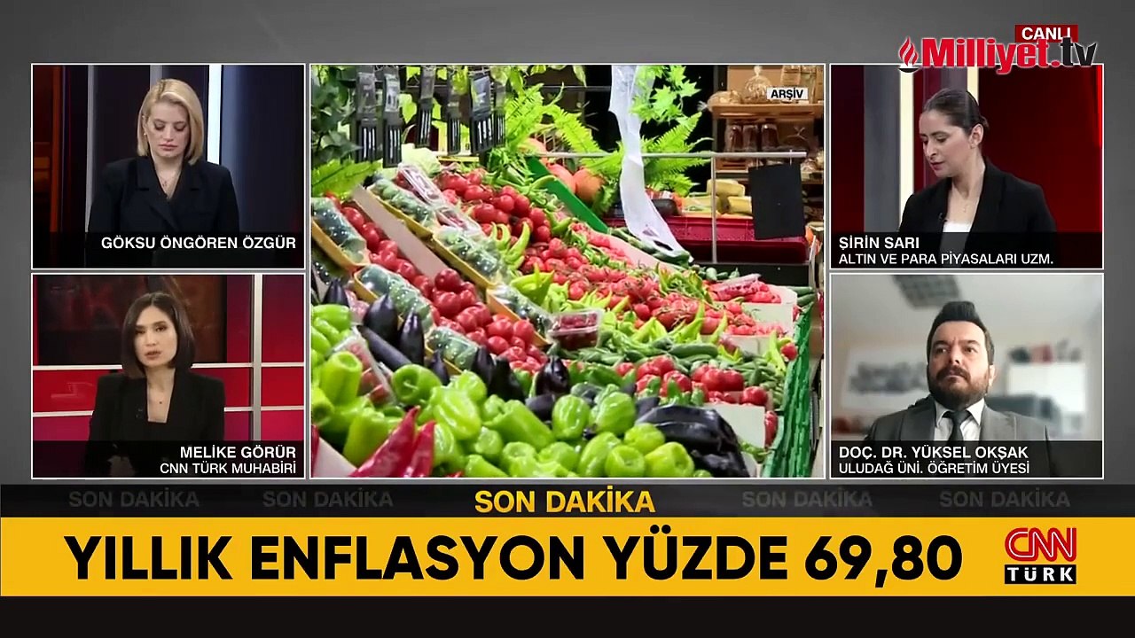 Nisan ayı enflasyon rakamları açıklandı