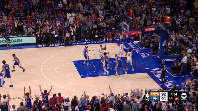 Batum sinks slam off Maxey miss