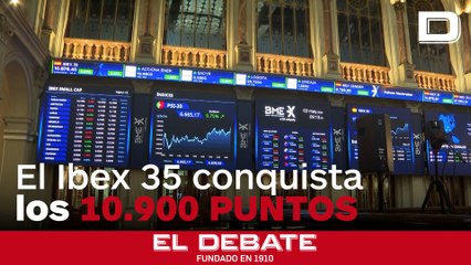 Ibex 35 conquista los 10.900 puntos en la apertura, con BBVA liderando las alzas (+1,2%)