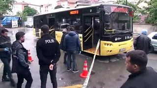 Ümraniye'de otobüs şoförüne silahlı saldırı: 6 el ateş etti