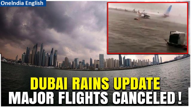 Dubai Rains: Orange Alert Issued as Rainfall Intensify, Flights Cancelled & Schools Shut| Oneindia
