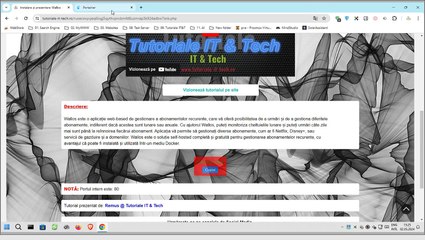 Instalare și prezentare Wallos