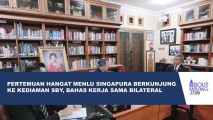 AGUS YUDHOYONO BESERTA SBY MENERIMA KUNJUNGAN MENLU SINGAPURA DI CIKEAS BOGOR