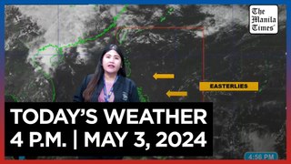 Today's Weather, 4 P.M. | May 3, 2024