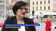 Pierwsza biało czerwona flaga we Wrocławiu_ok