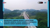 Prabowo Gibran Lanjutkan Kereta Api Cepat Jakarta Surabaya