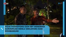 Agus Yudhoyono dan SBY Menerima Kunjungan Menteri Luar Negeri Singapura Bersama Rombongan