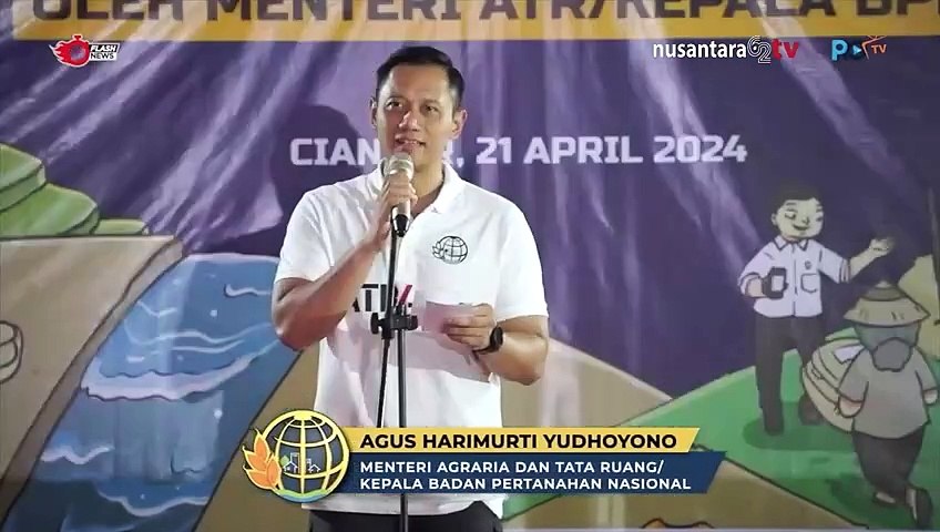 Penyerahan Sertipikat Aset BMN oleh Menteri ATRBPN