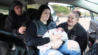 Woman gives birth in car on way to hospital