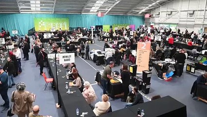 Timelapse of counting at Sandwell Council