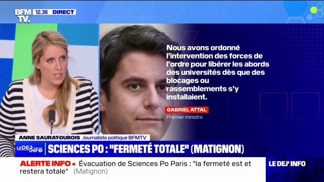 Gabriel Attal réaffirme une fermeté totale envers les mouvements étudiants pro-palestiniens qui bloquent des écoles