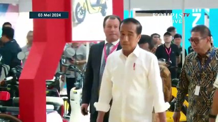 Kata Jokowi usai Hadiri Pameran Kendaraan Listrik PEVS di JIExpo : Tunjukkan Kita Siap Berkompetisi
