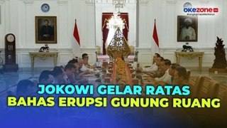 Jokowi Minta AHY Pastikan Lokasi Relokasi Pengungsi Erupsi Gunung Ruang
