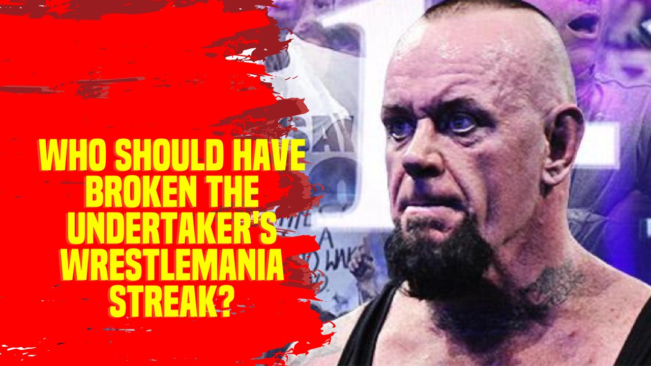 Who did The Undertaker want to end his streak