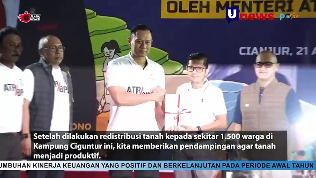 Wah Keren Nih Pak AHY Berikan Sertifikat Aset BNM Dan lainnya, Cek!