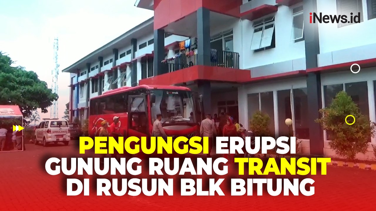 Pemkot Siapkan Rusun BLK Bitung untuk Transit Ratusan Pengungsi Erupsi Gunung Ruang