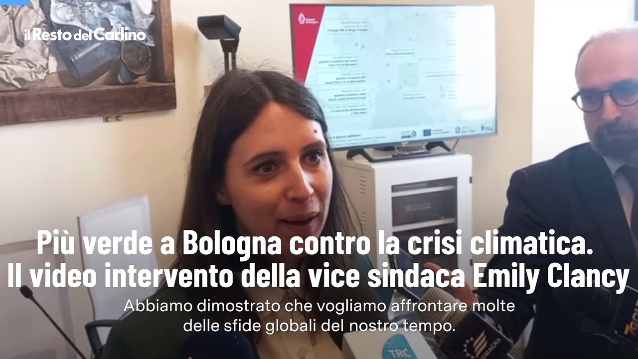 Pi? verde a Bologna contro la crisi climatica. Il video intervento della vice sindaca Emily Clancy
