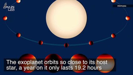 This Extreme Inferno of an Exoplanet Whips Around Its Host With Clouds Made of Stone