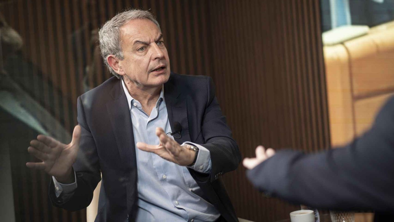 José Luis Rodríguez Zapatero y Pedro J. Ramírez...