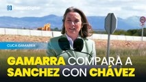 Cuca Gamarra compara la política de Sánchez con la de Chávez