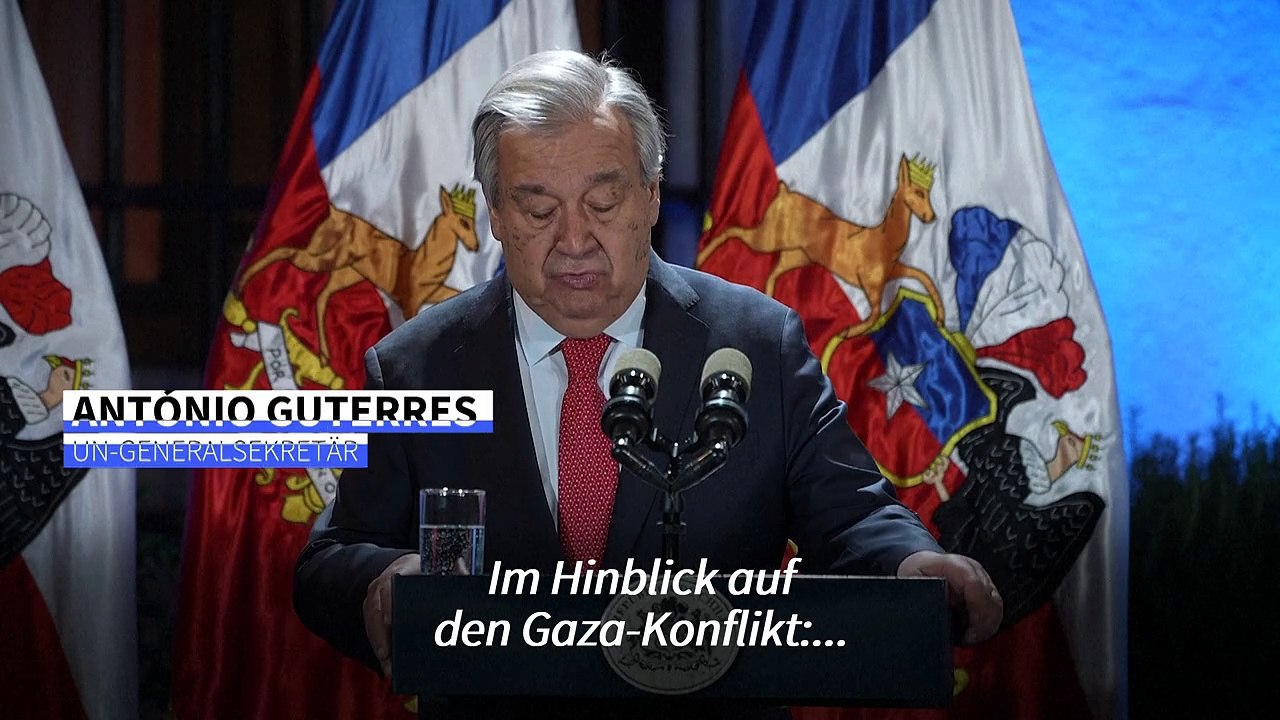 Guterres fordert erneut Waffenruhe im Nahost-Krieg