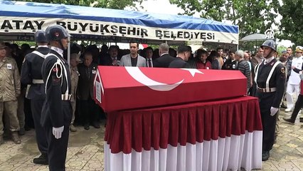 Şehit astsubay başçavuş, Hatay'da toprağa verildi