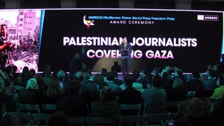 Le prix mondial de la liberté de la presse pour les journalistes palestiniens de Gaza
