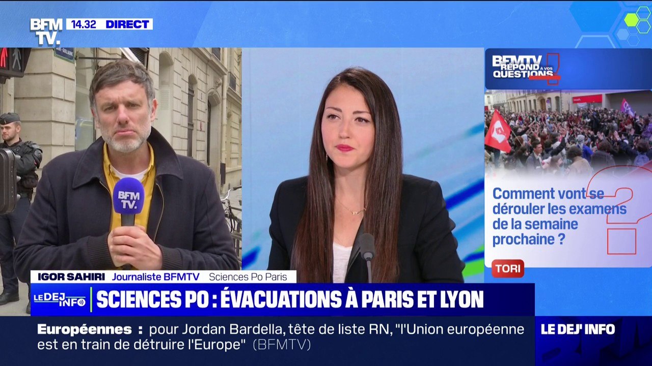 Entre manifestations, sit-in, blocus... Comment vont se dérouler les partiels à l'école Sciences Po Paris? BFMTV répond à vos questions