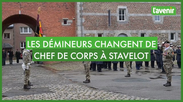 Le service de déminage de l'armée change de chef de corps à Stavelot