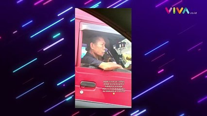 Viral Sopir Angkot Narik Meski Pakai Selang Oksigen
