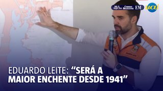 Governador do RS alerta recorde de cheia do Rio Guaíba
