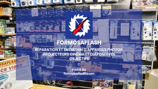 Formosaflash, réparation d'appareils photos anciens et numériques à Paris 10e.
