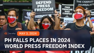 Philippines falls 2 places in 2024 World Press Freedom Index