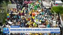 Así se vieron las calles de Maracaibo en apoyo a María Corina Machado