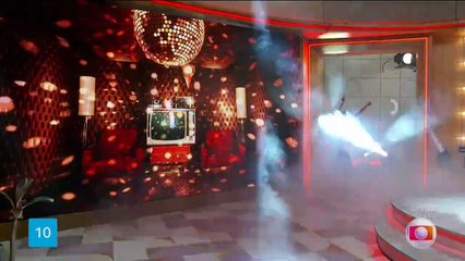 Patrícia Poeta se fantasia de Madonna e dança no Encontro