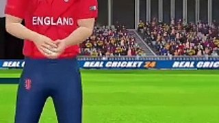 Moin Ali Real Time Bowling Action in real cricket 24  RC24 Game !! #shorts #dailyshorts #viral #trending