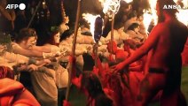 Il tradizionale festival celtico di Beltane segna l'inizio dell'estate in Scozia