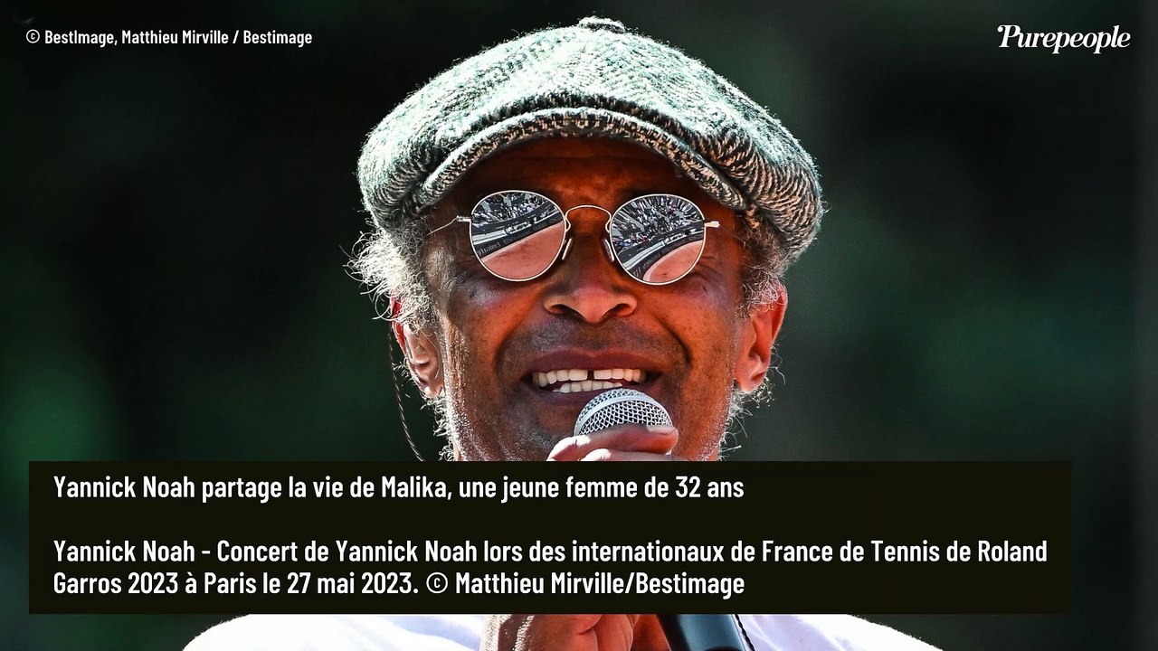 PHOTO Yannick Noah : Selfie de l'amour en pleine mer avec Malika, sa ravissante compagne de 31 ans sa cadette