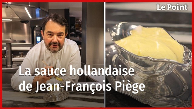 Les recettes de Jean-François Piège : la sauce hollandaise