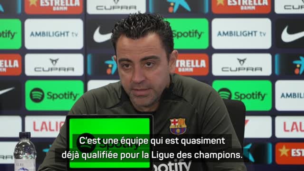 Barcelone - Xavi : "Gérone est une équipe de niveau Ligue des champions"
