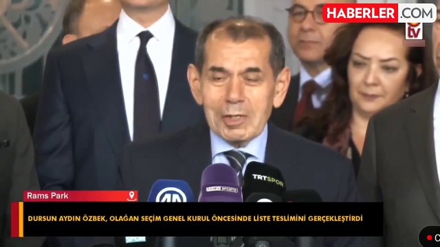 Dursun Özbek listesini teslim etti! Erden Timur, yeni dönemde olacak mı?