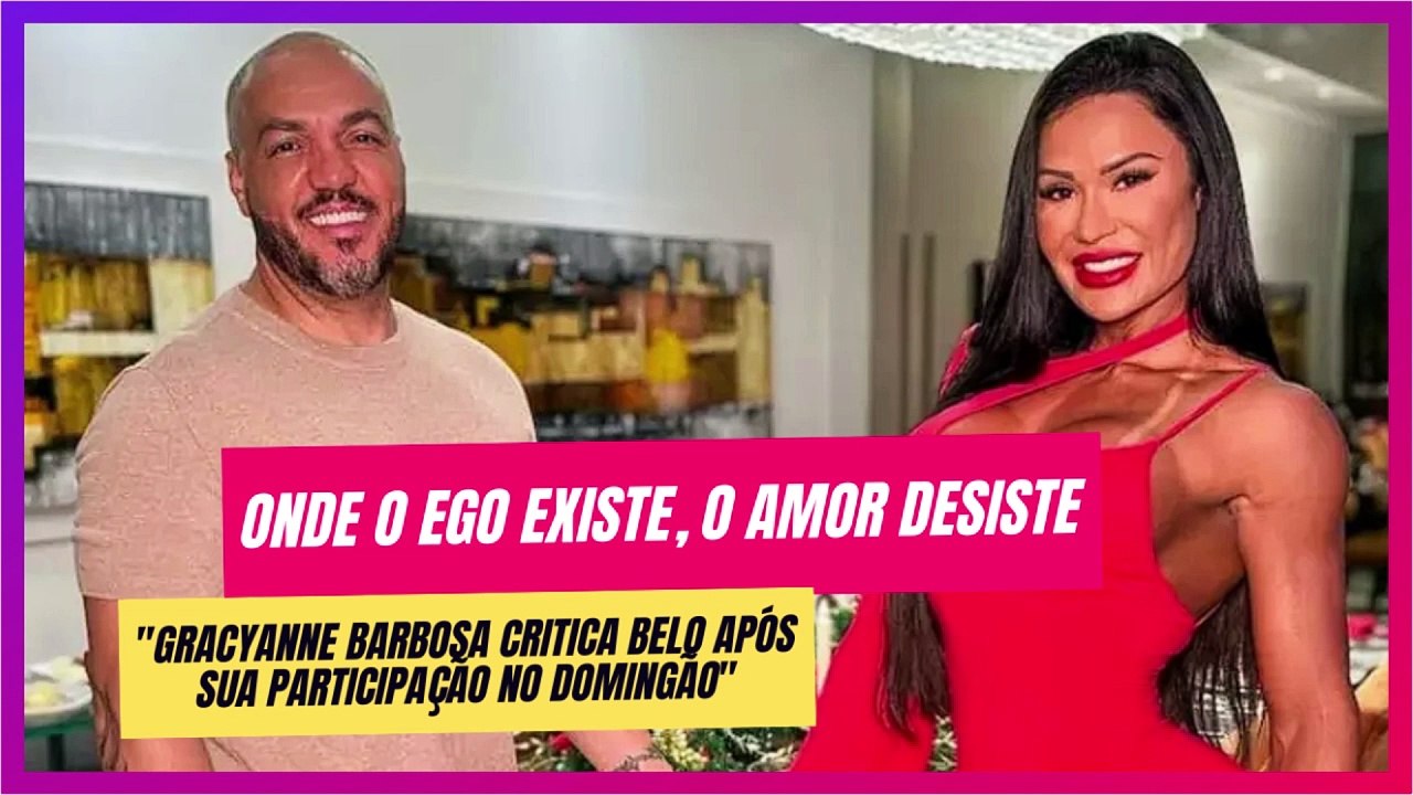 Gracyanne Barbosa desabafa sobre falta de empatia de Luciano Huck