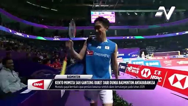 Kento Momota umum persaraan daripada arena badminton antarabangsa