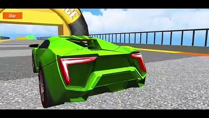 Impossible car stunt with Monkey driver