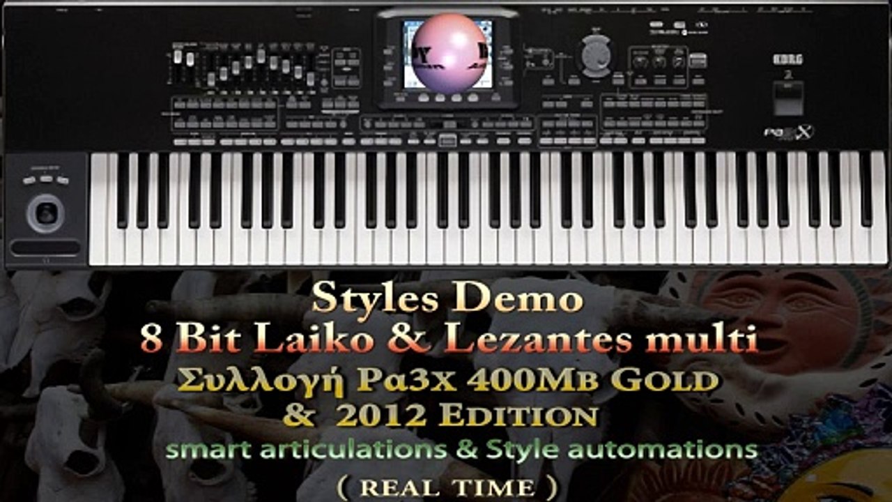 Korg Pa4X Pa3X Pa2X Greek Styles - LEZANTES