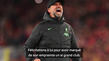 Tottenham - Postecoglou rend hommageà Klopp