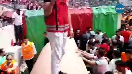 #Amedspor taraftarının sahada coşkusu