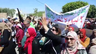 تظاهرة في وسط تونس تدعو لإجلاء المهاجرين من دول جنوب الصحراء