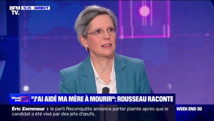 Aide à la fin de vie: "Cette loi, elle permet d'humaniser la mort", affirme Sandrine Rousseau