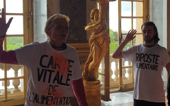 Château de Versailles : deux activistes de Riposte alimentaire interpellés après des jets de poudre orange